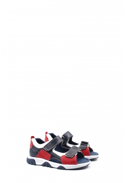 Tugerdi Tommy Unisex Hakiki Deri Cırtlı Çocuk Sandalet TG0900621419